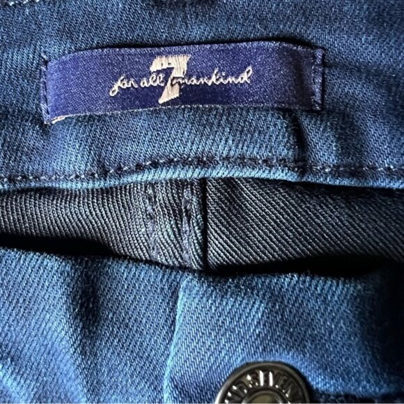 7 For All Mankind Kimmie Straight casual Blue Jeans. Size 30 - Picture 3 of 8